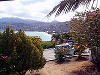 Grand Anse - Blick von unserem Hotel